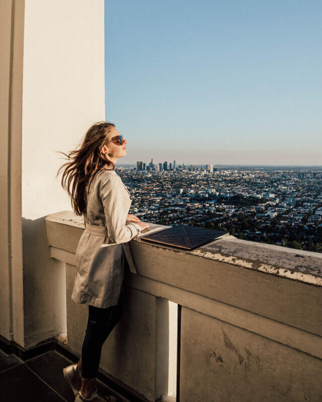 sunset in Los Angeles