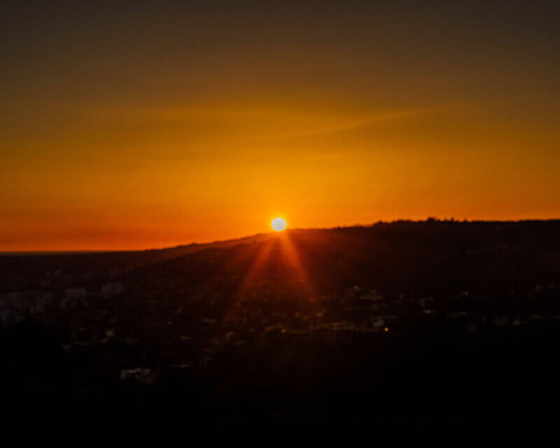 Sunset in Los Angeles