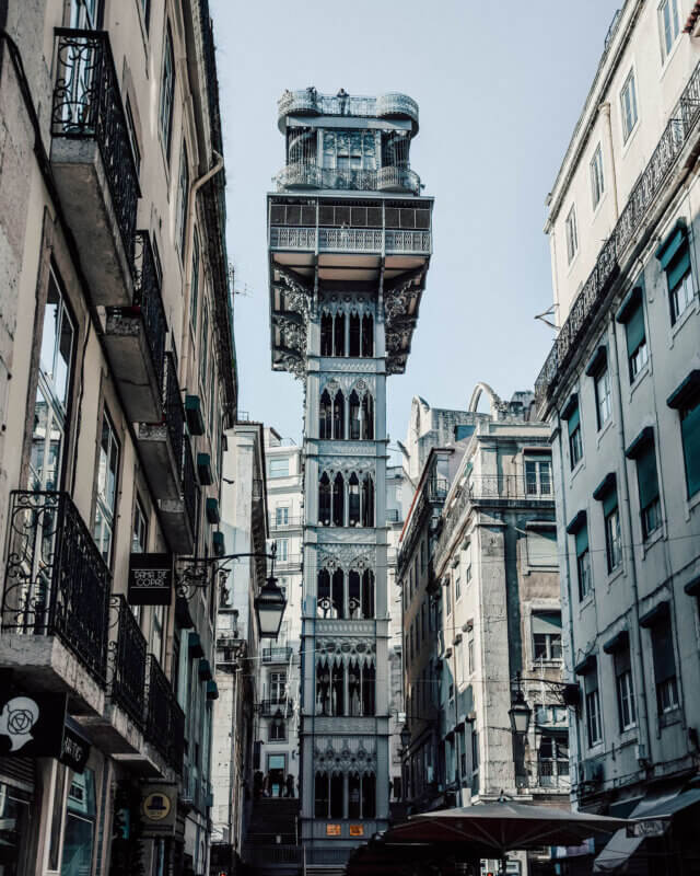 Elevador de Santa Justa in Lisbon