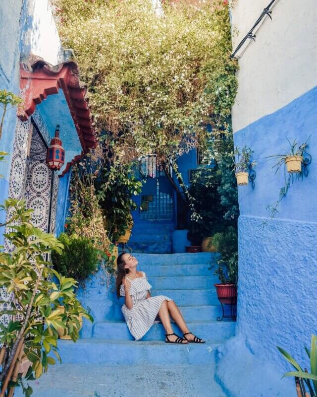 blue town morocco