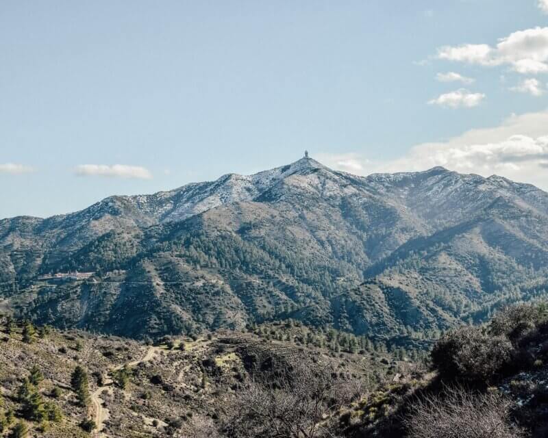 Troodos Mountains in Cyprus