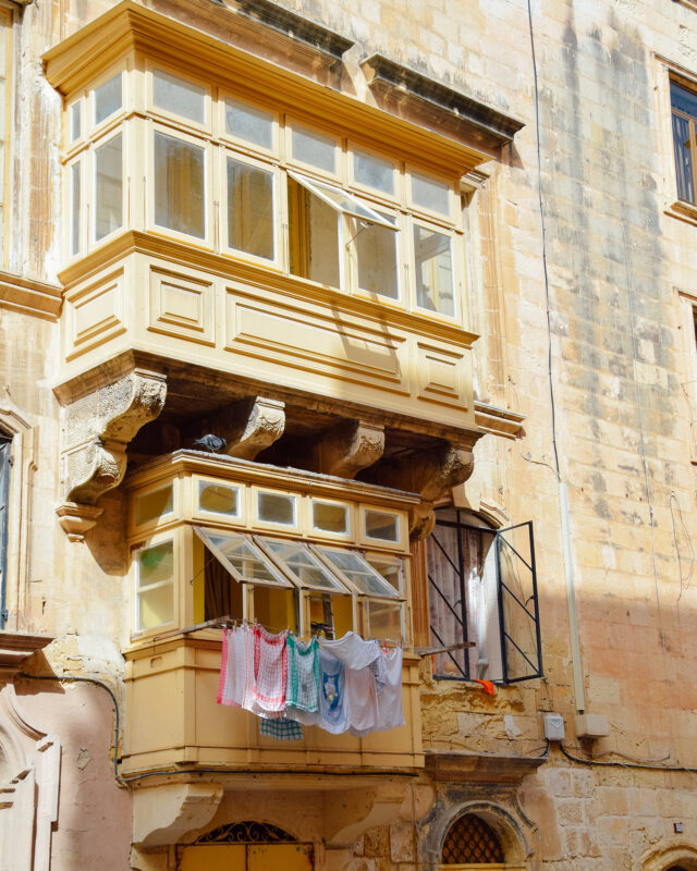 Valletta balconies