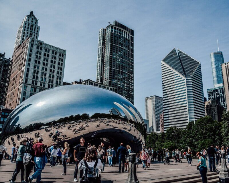 "The Bean" in Milennium Park