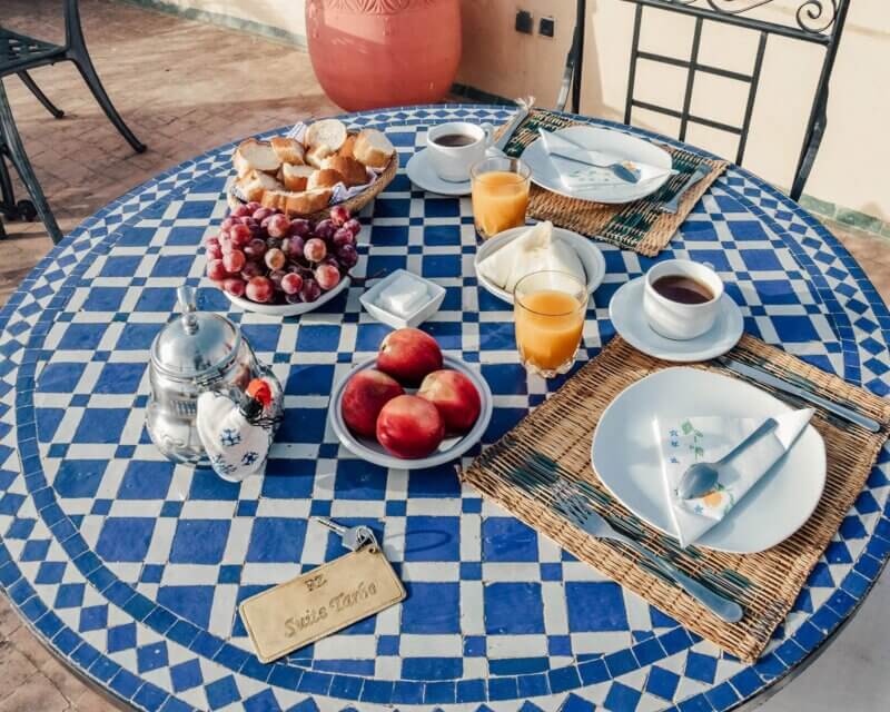 Breakfast at Riad Zamane & Spa 