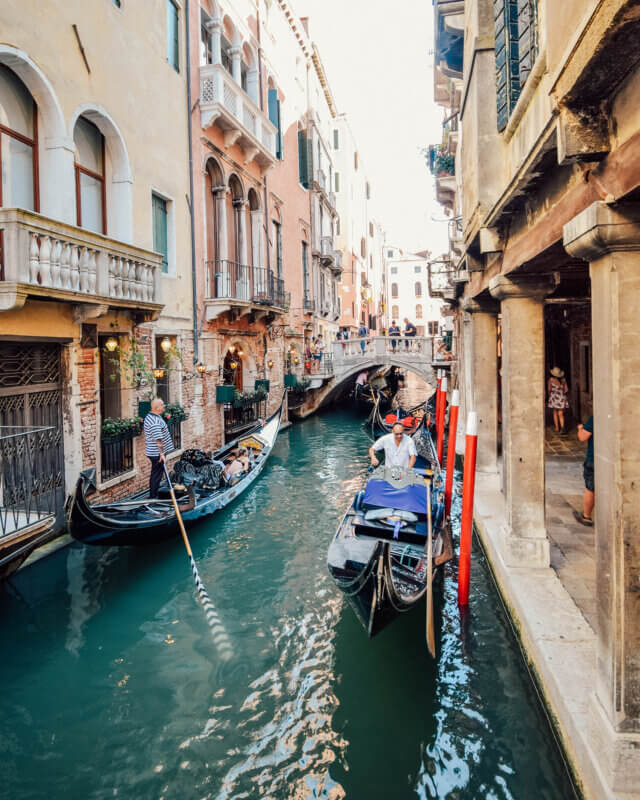 gondola ride in Venice