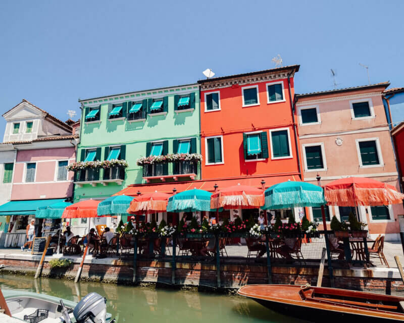 a day trip to Burano and Murano