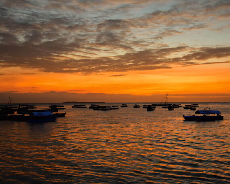 Sunset in Stone Town