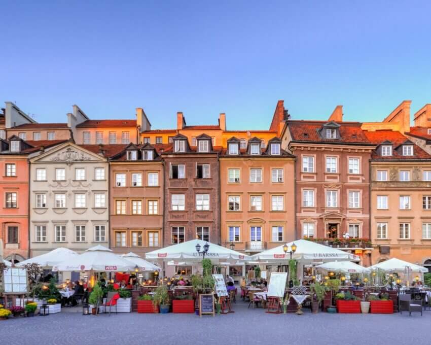 Old Town Market Place Warsaw