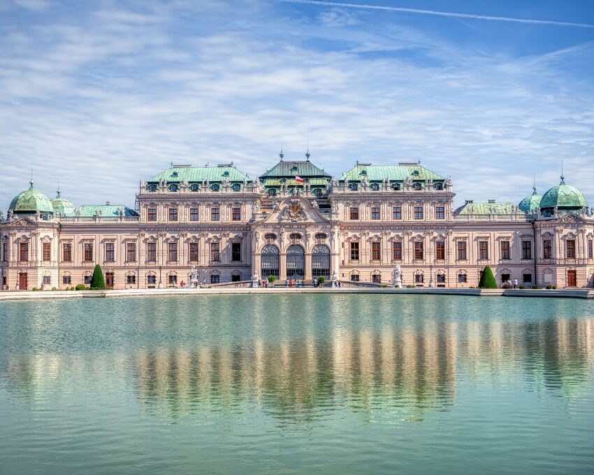 Belvedere Castle in Vienna, Austria