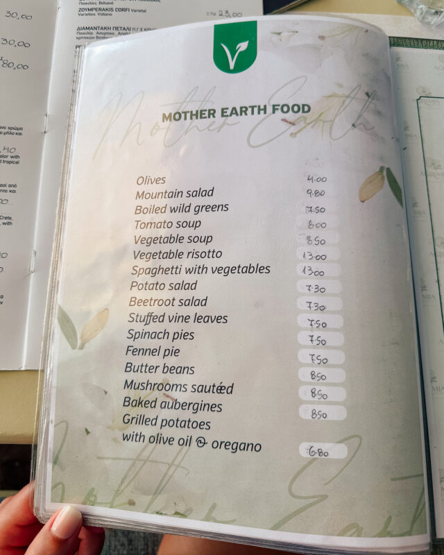 Vegan in Greece